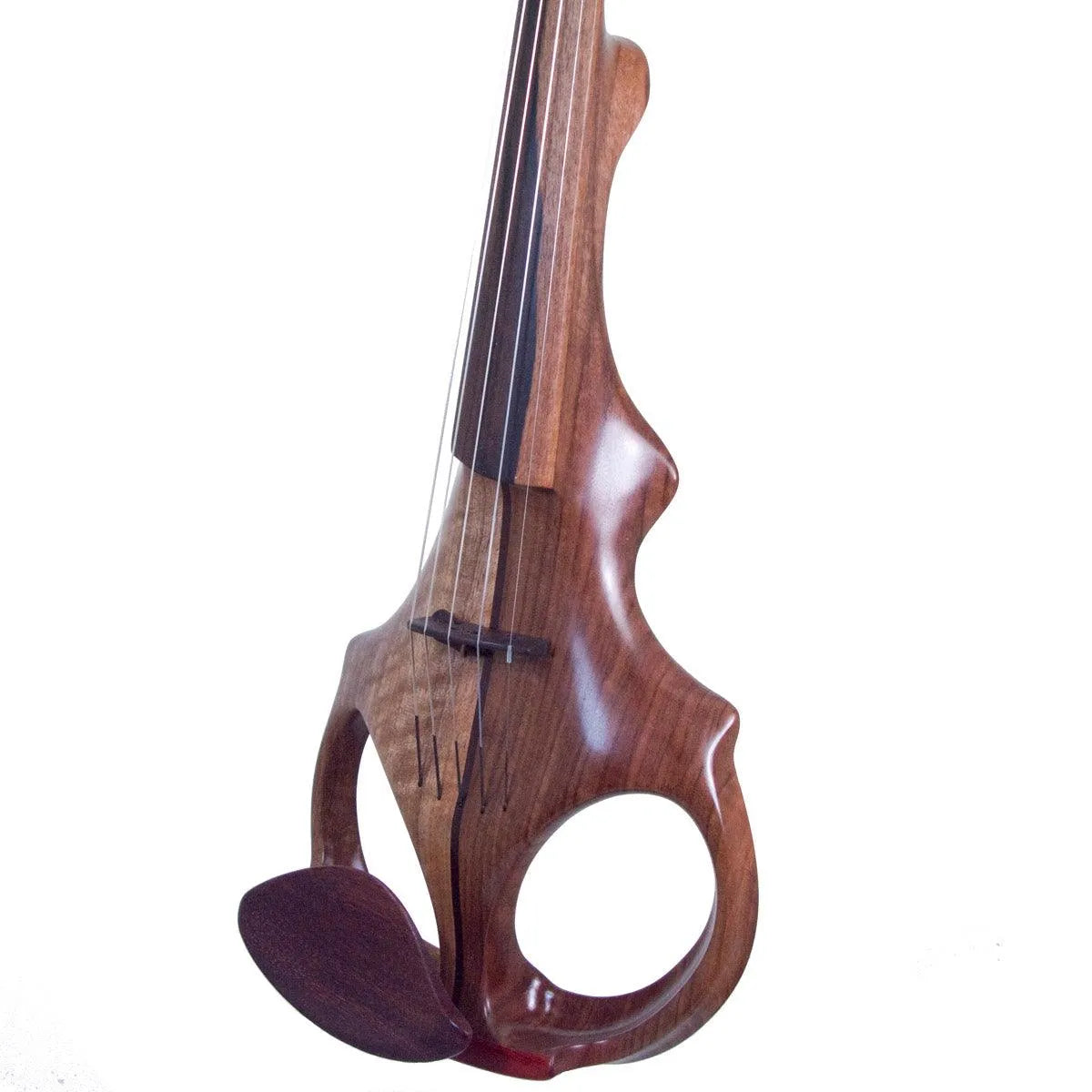 ETJ 5-string Electric Violin, neck-thru walnut body & two-tone ziricote fingerboard - Electric Violin Shop