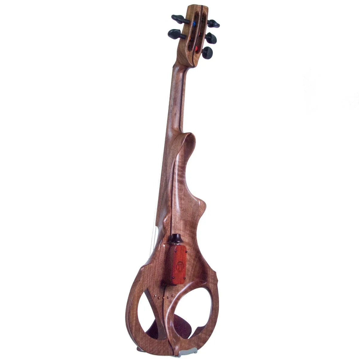 ETJ 5-string Electric Violin, neck-thru walnut body & two-tone ziricote fingerboard - Electric Violin Shop