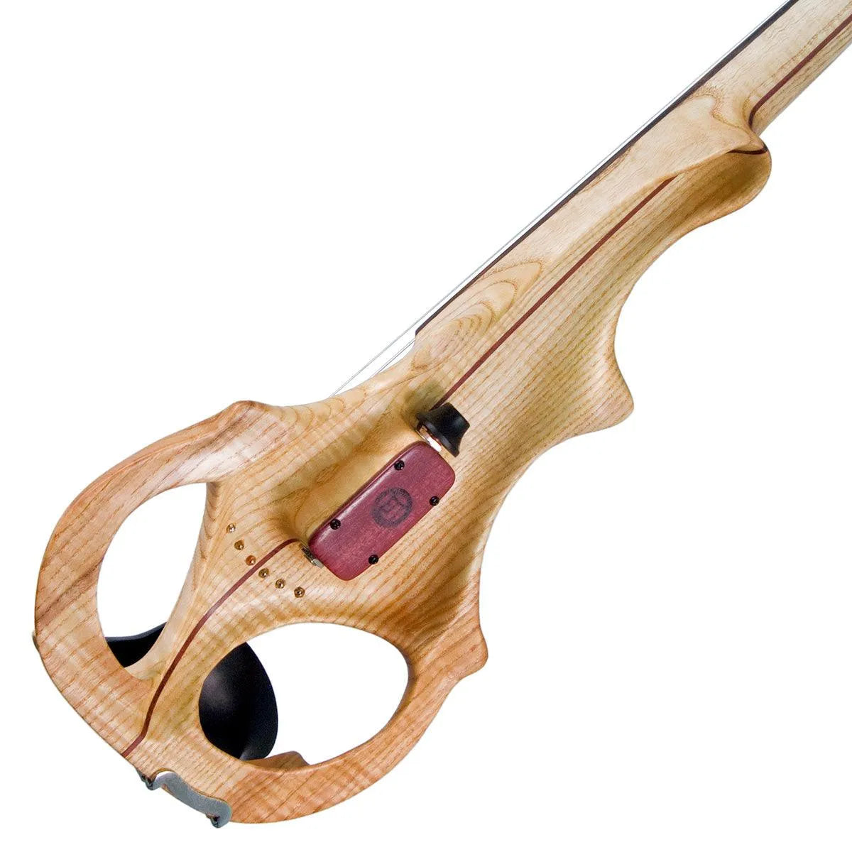 ETJ 6-string Electric Violin, Flamed Ash Neck-Thru Body with Starfish Designs Pickup - Electric Violin Shop