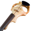 ETJ 6-string Electric Violin, Flamed Ash Neck-Thru Body with Starfish Designs Pickup - Electric Violin Shop