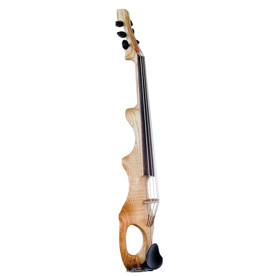 ETJ 6-string Electric Violin, Flamed Ash Neck-Thru Body with Starfish Designs Pickup - Electric Violin Shop