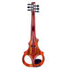 ETJ 6-string Electric Violin, Two-Tone Padauk Neck-Thru Body with Starfish Designs Pickup - Electric Violin Shop