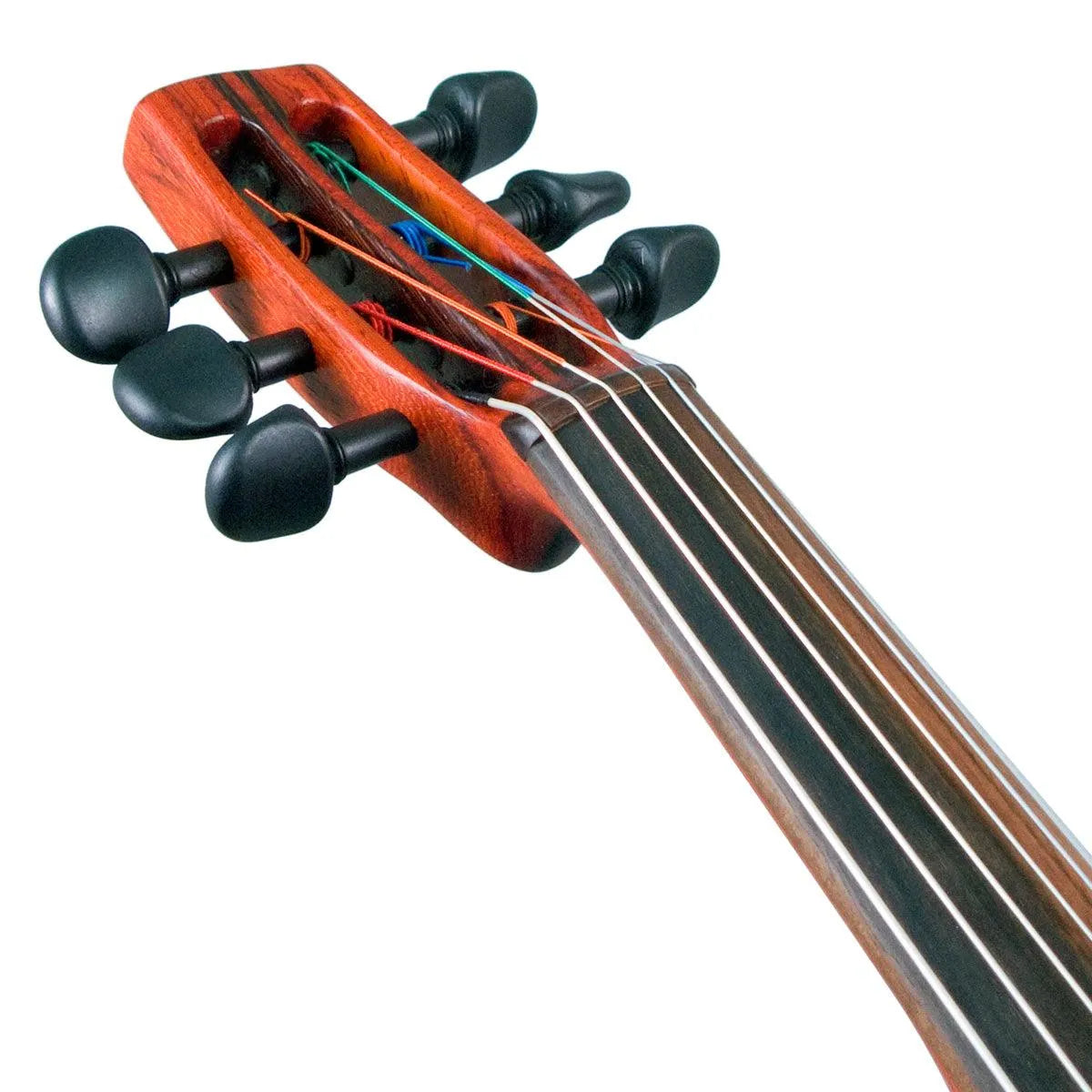 ETJ 6-string Electric Violin, Two-Tone Padauk Neck-Thru Body with Starfish Designs Pickup - Electric Violin Shop