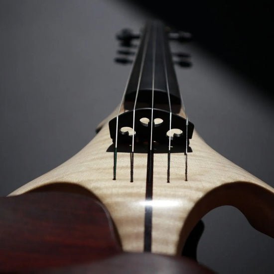 ETJ 5-string electric violin, flamed maple/ebony - Electric Violin Shop