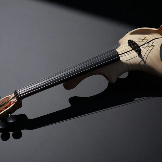 ETJ 5-string electric violin, flamed maple/ebony - Electric Violin Shop