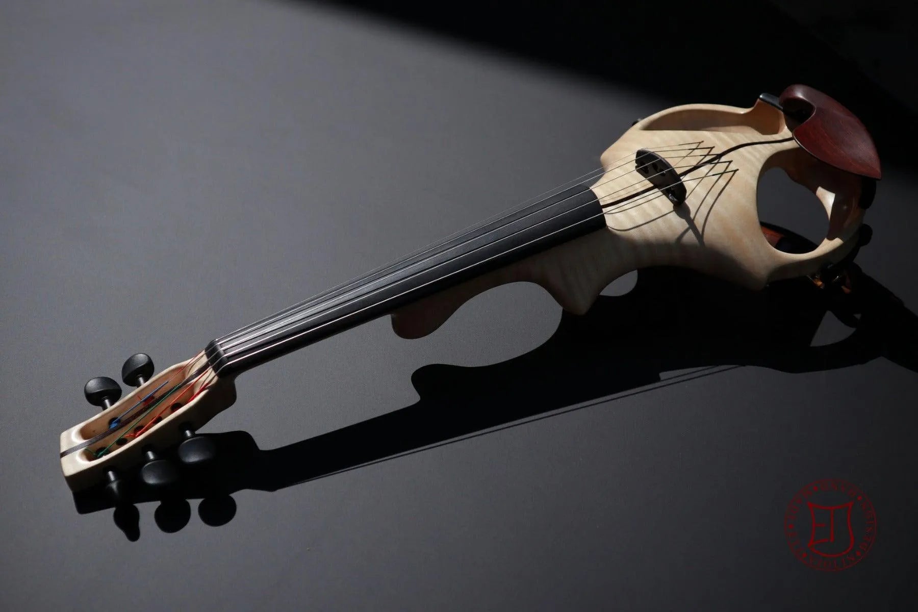 ETJ 5-string electric violin, flamed maple/ebony - Electric Violin Shop