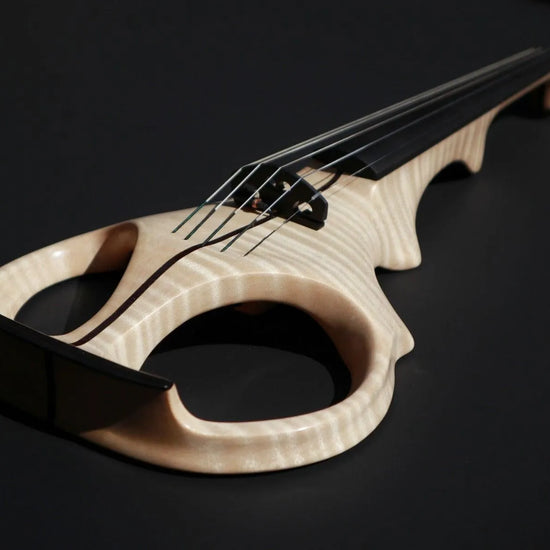 ETJ 5-string electric violin, flamed maple/ebony - Electric Violin Shop