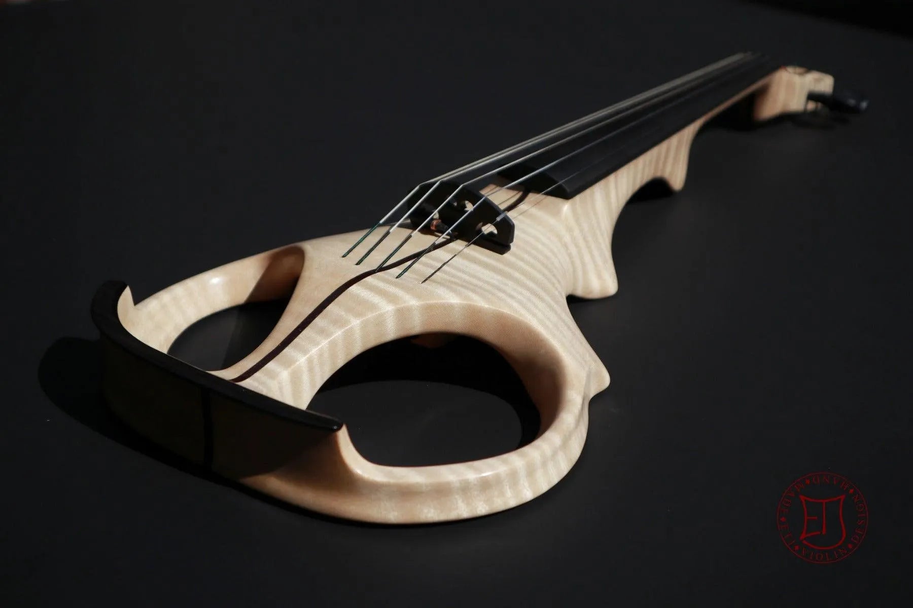 ETJ 5-string electric violin, flamed maple/ebony - Electric Violin Shop