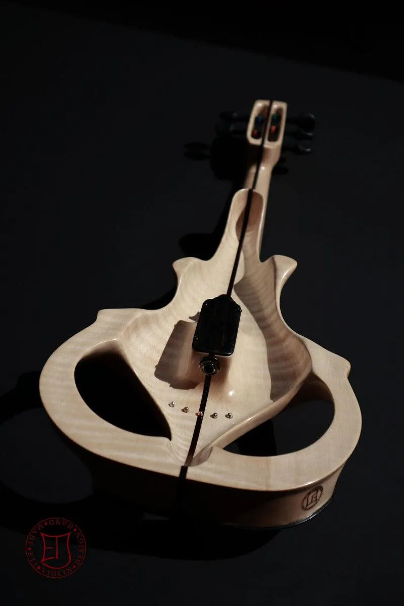 ETJ 5-string electric violin, flamed maple/ebony - Electric Violin Shop