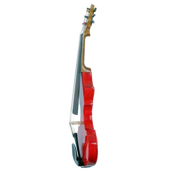 EVL Quartet 6-string electric violin, red maple with Barbera bridge - Electric Violin Shop