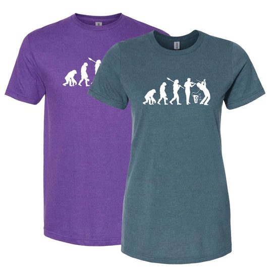 Evolution Of The Violinist T-Shirt - Electric Violin Shop