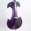 Violonchelo eléctrico Bridge Draco, acabado en color violeta/verde