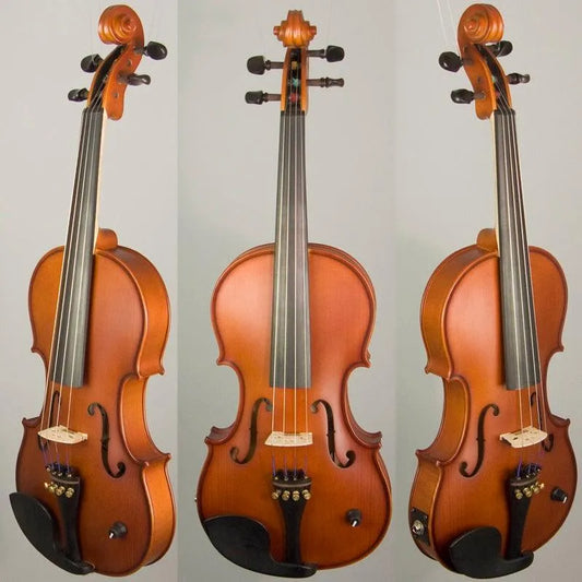 Barcus Berry Vibrato AE violin, Natural finish - Electric Violin Shop