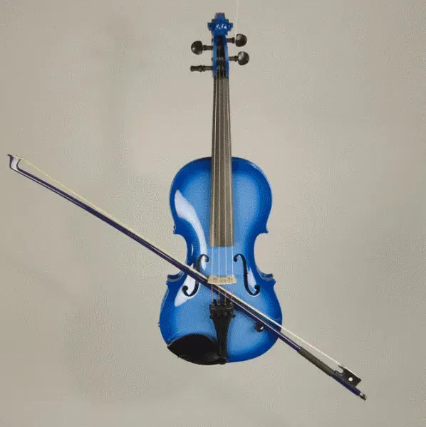 Electric blue violin sales