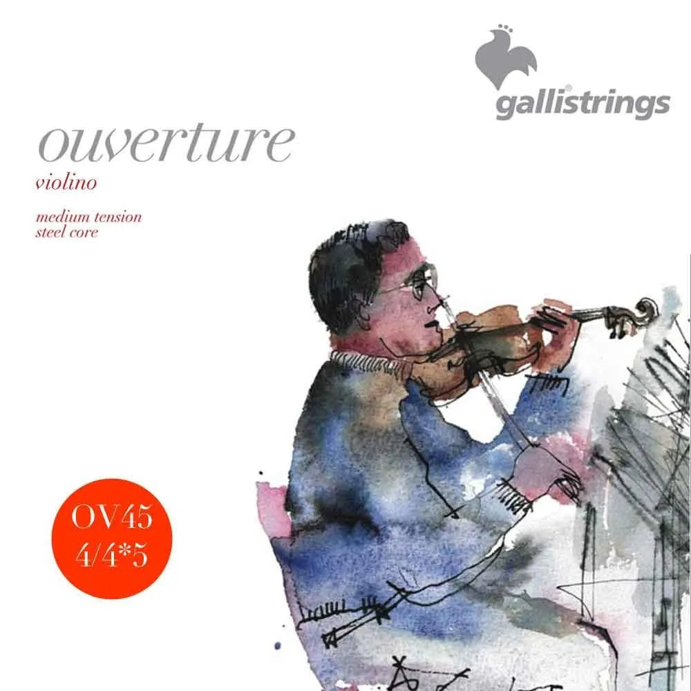 Galli Ouverture violin strings, 5-string set - Electric Violin Shop