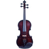 Glasser AE LEFT-HANDED 4-String Carbon Composite Acoustic-Electric Violin, Orange - Electric Violin Shop