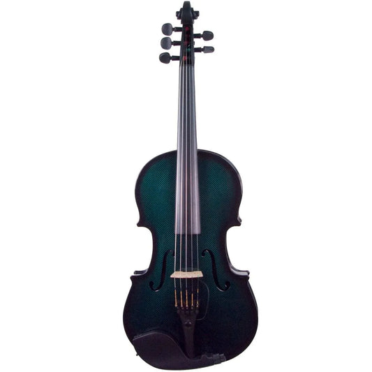 Glasser AE 5-string 16-inch Carbon Fiber Acoustic-Electric Viola, Green - Electric Violin Shop