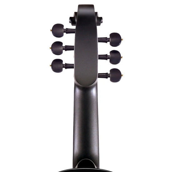 Glasser AE 6-string carbon composite acoustic-electric violin, black - Electric Violin Shop