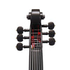 Glasser AE 6-string carbon composite acoustic-electric violin, black - Electric Violin Shop