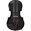 Glasser AE 6-string carbon composite acoustic-electric violin, black - Electric Violin Shop