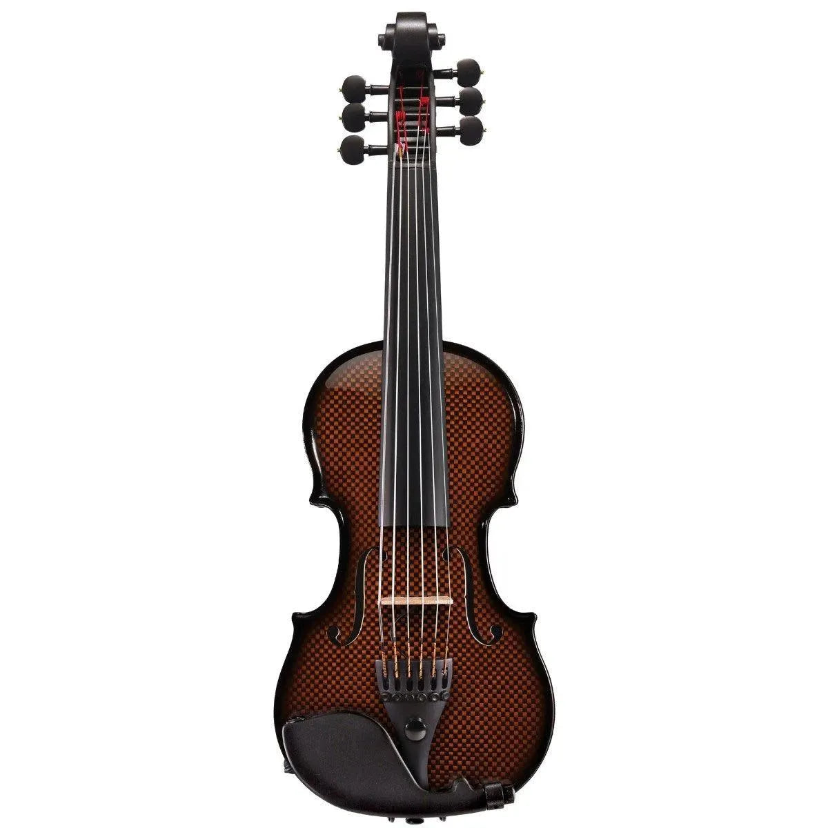 Glasser CCVNAE-6 6-String Violin, Orange Carbon Weave | Electric Violin ...