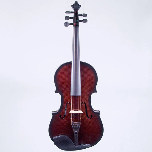 Glasser AE 5-string 16-inch Carbon Fiber Acoustic-Electric Viola, Orange - Electric Violin Shop