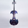 Violonchelo eléctrico Bridge Draco, acabado en color violeta/verde