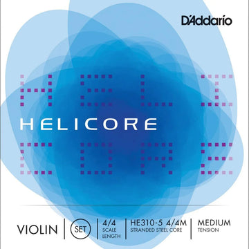 Helicore Violin 5-string Set, Medium - Electric Violin Shop