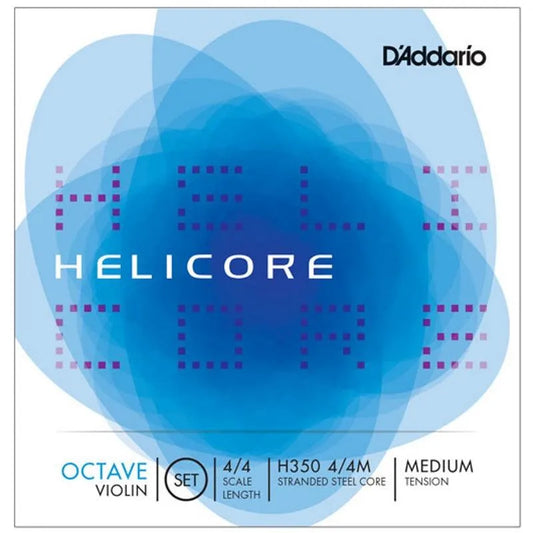 Helicore Octave Violin String Set, 4/4 Size, Medium - Electric Violin Shop