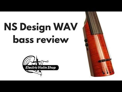 NS Design WAV4 upright bass, Brilliant White - Electric Violin Shop