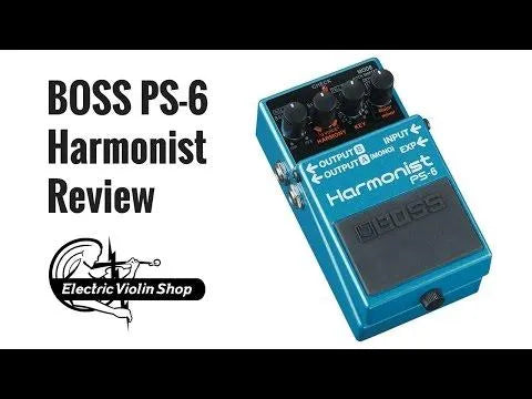 Boss PS-6 Harmonist intelligent pitch shifter pedal - Electric Violin Shop