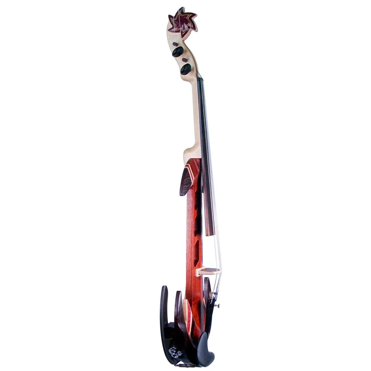 Booysenworx Ignis 4-string violin, African Padauk & Wenge wood - Electric Violin Shop