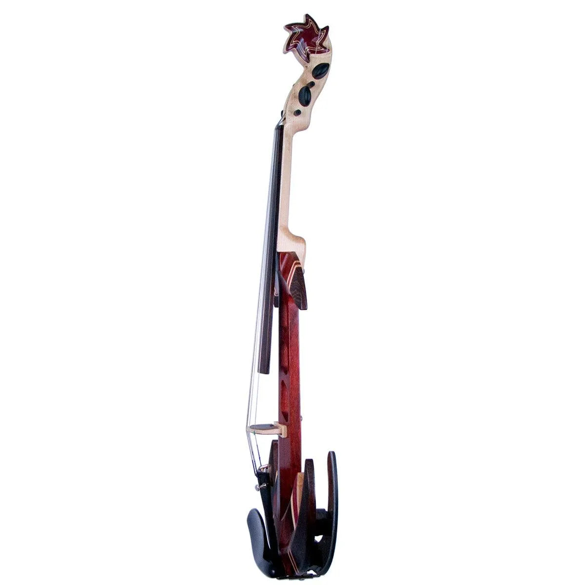 Booysenworx Ignis 4-string violin, African Padauk & Wenge wood - Electric Violin Shop