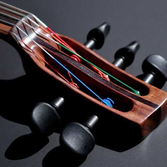 ETJ 5-string Electric Violin, neck-thru walnut body & two-tone ziricote fingerboard - Electric Violin Shop