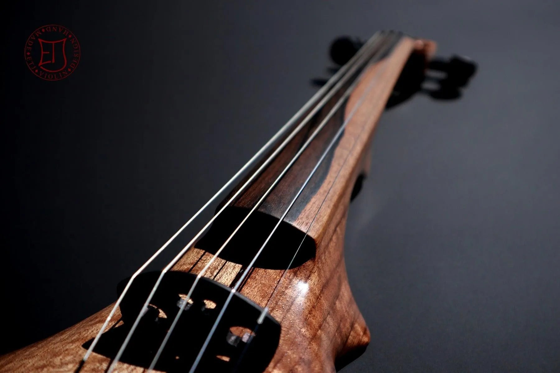 ETJ 5-string Electric Violin, neck-thru walnut body & two-tone ziricote fingerboard - Electric Violin Shop