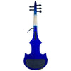 ZETA JV45 Jazz Fusion 5-string electric violin, transparent blue over maple top - Electric Violin Shop