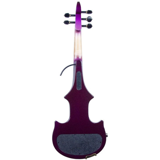 ZETA JV45 Jazz Fusion 5-string electric violin, transparent purple over maple top - Electric Violin Shop