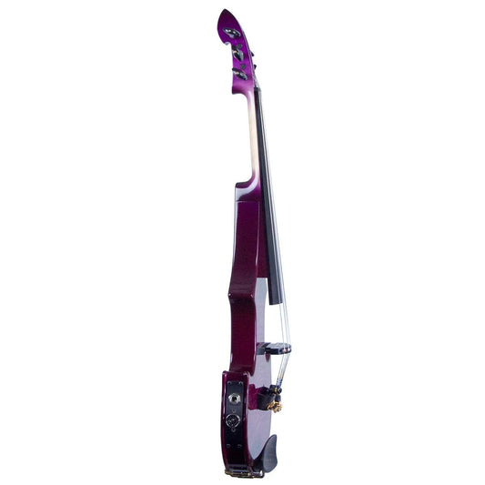 ZETA JV45 Jazz Fusion 5-string electric violin, transparent purple over maple top - Electric Violin Shop