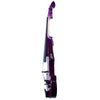 ZETA JV45 Jazz Fusion 5-string electric violin, transparent purple over maple top - Electric Violin Shop