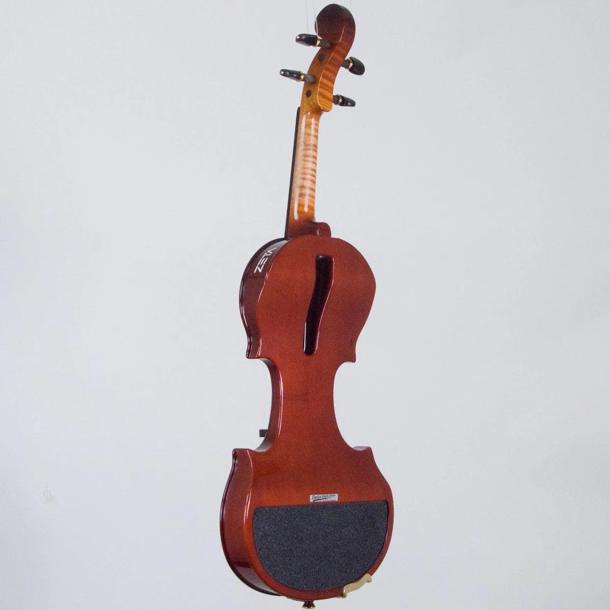 Zeta Jazz Classic Violin CV44 , Roasted Flamed Maple Chocolate Burst - Electric Violin Shop