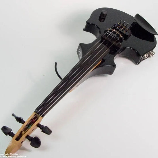 ZETA JV44 Jazz Fusion violin, gloss black - Electric Violin Shop