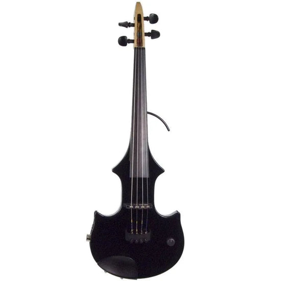 ZETA JV44 Jazz Fusion violin, gloss black - Electric Violin Shop