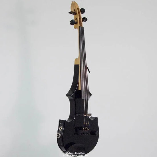 ZETA JV44 Jazz Fusion violin, gloss black - Electric Violin Shop