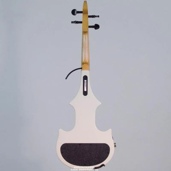 ZETA JV44 Jazz Fusion violin, gloss white - Electric Violin Shop