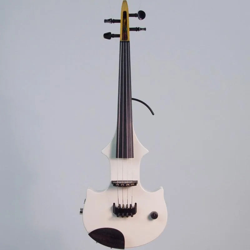 ZETA JV44 Jazz Fusion violin, gloss white - Electric Violin Shop