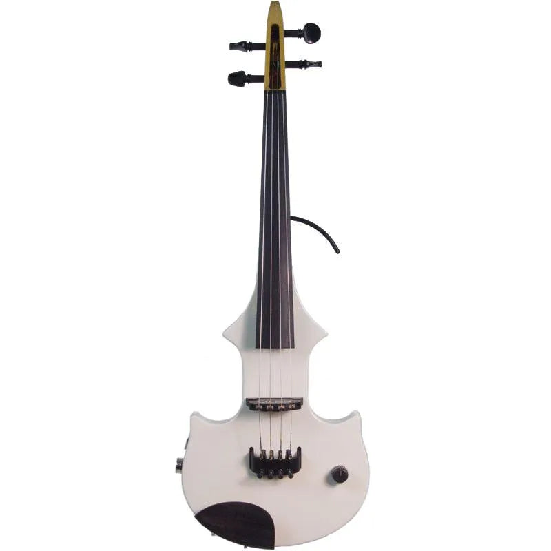 ZETA JV44 Jazz Fusion violin, gloss white - Electric Violin Shop