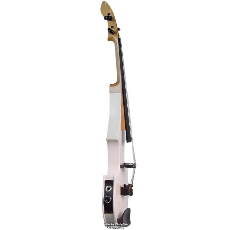 ZETA JV44 Jazz Fusion violin, gloss white | Electric Violin Shop