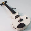 ZETA JV44 Jazz Fusion violin, gloss white - Electric Violin Shop