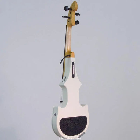 ZETA JV44 Jazz Fusion violin, gloss white - Electric Violin Shop