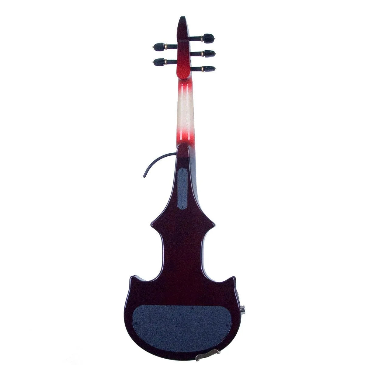 ZETA JV45 Jazz Fusion 5-string electric violin, transparent red burst over maple top - Electric Violin Shop